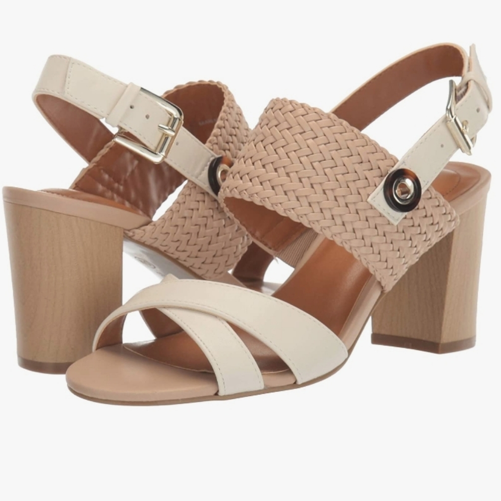 NWOT BANDOLINO IMPORTED WOVEN SANDALS